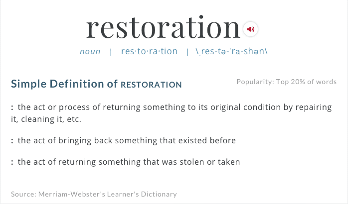 restoration-definition